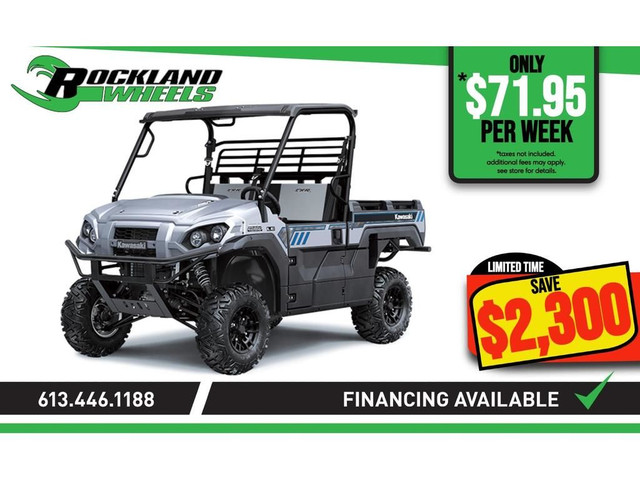 2024 Kawasaki MULE PRO-FXR 1000 LE in ATVs in Ottawa - Image 2