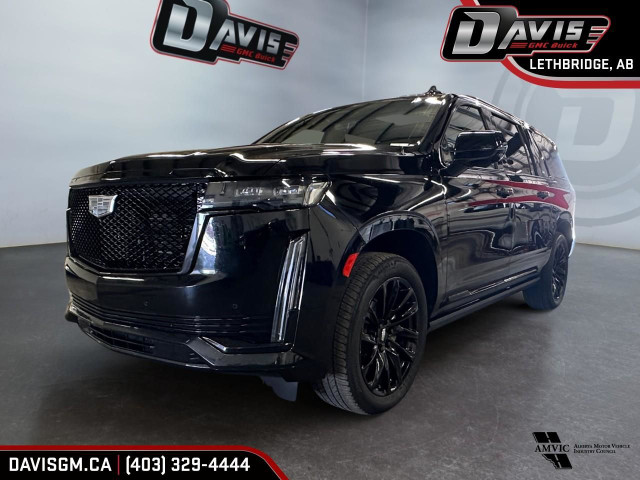 2023 Cadillac Escalade ESV Sport 3.0L DURAMAX 6CYL | HEATED &... in Cars & Trucks in Lethbridge