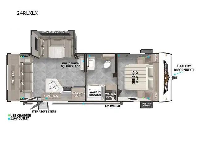 2023 Forest River RV Wildwood X-Lite 24RLXLX in Travel Trailers & Campers in Truro - Image 22