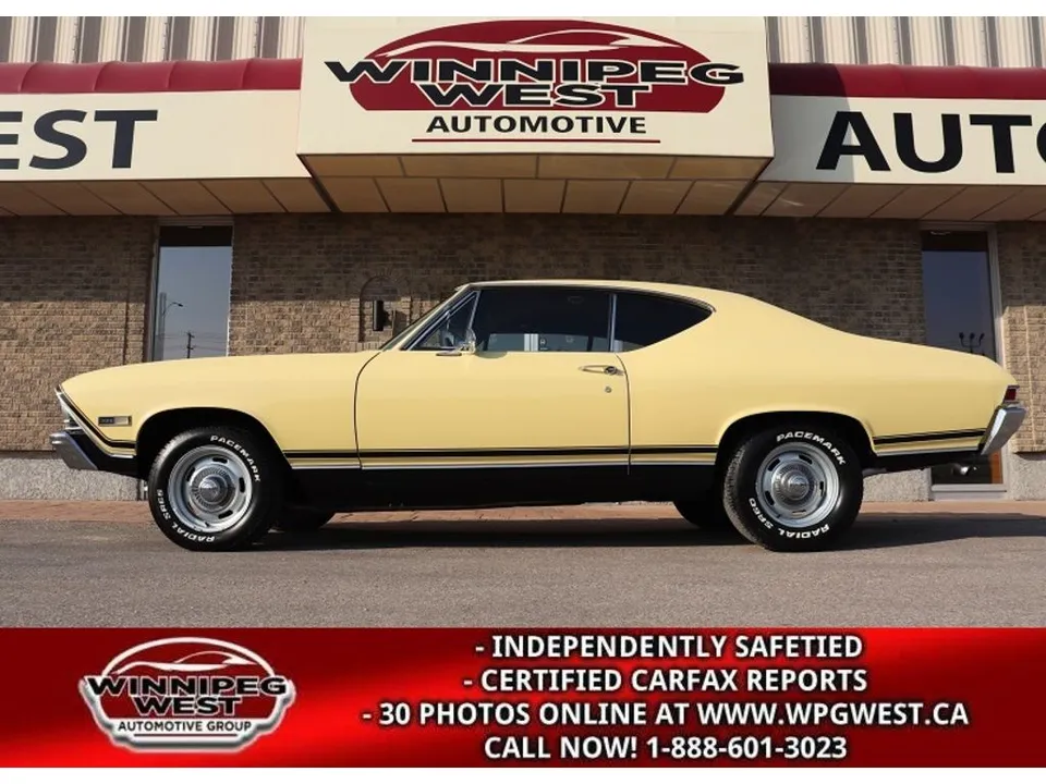1968 Chevrolet Chevelle SS L78 396/375 4-SPEED, REAL DEAL & VER
