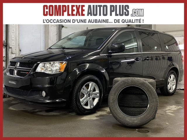 2018 Dodge Grand Caravan Crew Plus *GPS + Cuir + Porte électriqu in Cars & Trucks in Laval / North Shore