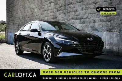 This 2023 Hyundai Elantra is for sale today. This low mileage sedan has just 23,454 kms. It's black...