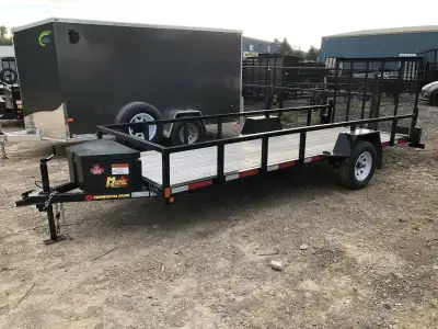 Miska 5'x15' Utility/2-Place ATV Trailer - Made in Canada Ready to roll, starting at just $3,495.00...