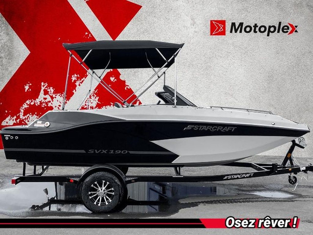 2024 STARCRAFT SVX 190 OB dc 140HP deck boat bateau Ponte in Powerboats & Motorboats in Gatineau - Image 2