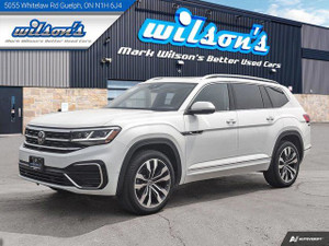 2023 Volkswagen Atlas Execline R-Line AWD | Leather | Pano Roof | Nav | Fender Audio | 360 Camera | Cooled & Heated Seats