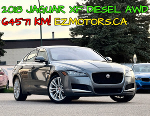 2018 Jaguar XF Prestige AWD-DIESEL! 64571 KM! ONE OWNER!