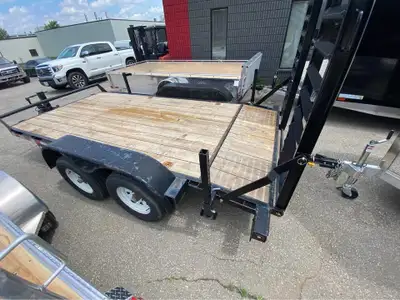 - Dual 5,000 lb axles for heavy-duty hauling - Fully functional electric brakes for added safety - H...