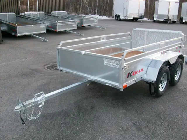 2025 K-TRAIL 5699-TPO-RP  56 X 99 2 ESSIEUX RAMPE PLIANTE ARRIER in Cargo & Utility Trailers in Laval / North Shore - Image 9