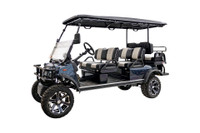 2023 HDK Electric Vehicles Forester 6 Golf Cart Blue Navy