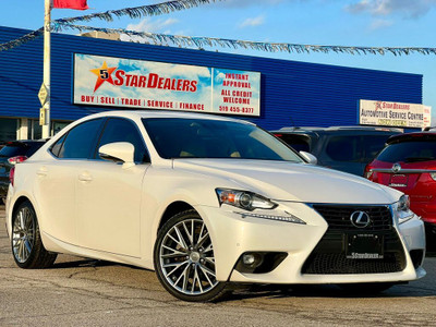  2015 Lexus IS 250 AWD NAV LEATHER ROOF LOADED WE FINANCE ALL CR