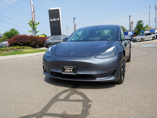 2021 Tesla Model 3 Performance AWD | NAV | HTD SEATS | LTHR | in Cars & Trucks in Oakville / Halton Region - Image 4