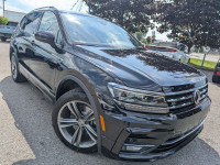 LOW KMS! HIGHLINE, R-LINE! EVERY OPTION, BLACK ON BLACK, EXTRA CLEAN INSIDE AND OUT, FENDER PREMIUM... (image 3)