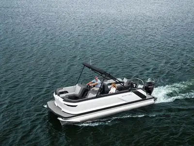 2025 Manitou 20 Cruise Mercury 50hp, upgrade to a 90 for $8000.Signature package includes.Arch Dinet...
