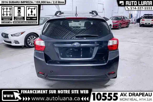 2016 SUBARU Impreza 2.0i MANUEL/CAMERA/CRUISE CONTROL/BLUETOOTH in Cars & Trucks in City of Montréal - Image 11