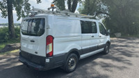 2016 FORD TRANSIT T-150 130" CARGO VAN 3.7L V6 353 000 KM AUTOMATIQUE BLANC INT NOIR EN TISSUE TOUTE... (image 5)