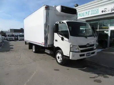  2016 Hino 195 DIESEL WITH 18FT BOX & CARRIER 50X LOW TEMP REEFE