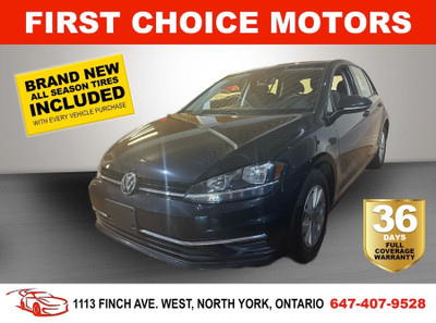 2019 VOLKSWAGEN GOLF COMFORTLINE ~AUTOMATIC, FULLY CERTIFIED WIT