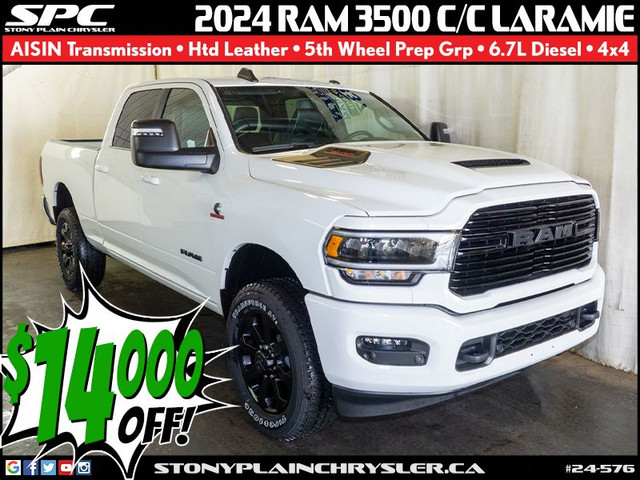 2024 RAM 3500 Laramie 4x4 Crew Cab 6'4 in Cars & Trucks in St. Albert