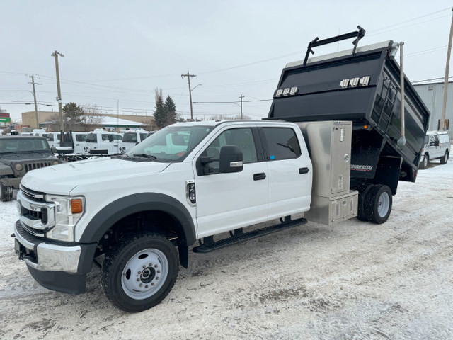 2020 Ford F-450 Crew XLT 4x4, Contractor Dump Truck!! in Cars & Trucks in St. Albert - Image 2