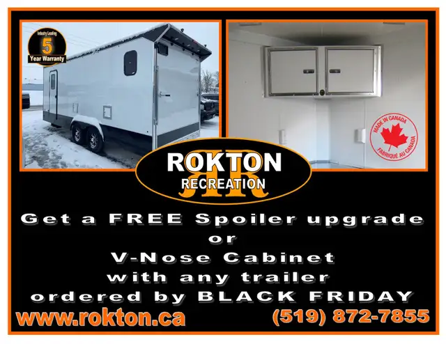 2025- 8.5 x 24' Tow-Tek Tundra cargo trailer, 5 year Warranty in Cargo & Utility Trailers in Mississauga / Peel Region - Image 3