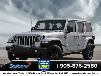 RULE THE ROAD WITH STYLE AND POWER! 2023 JEEP WRANGLER 4-DOOR SAHARA ALTITUDE 4X4 Equipped With A 3....
