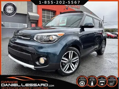 KIA SOUL EX PLUS PREMIUM ***JAMAIS ACCIDENTÉ-BAS KM*** MAG 18" TOIT CUIR VOLANT ET SIÈGES CHAUFFANT...