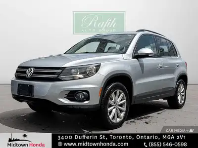 NO ACCIDENTS, LOW KMS!!!, AWD. Recent Arrival! 2017 Volkswagen Tiguan Wolfsburg Edition *LOW KMS*WEL...