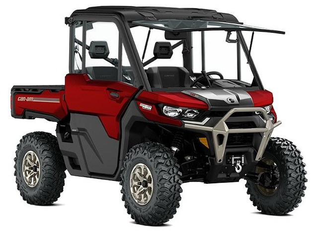 2024 Can-Am DEFENDER LIMITED FIERY RED in ATVs in Sarnia