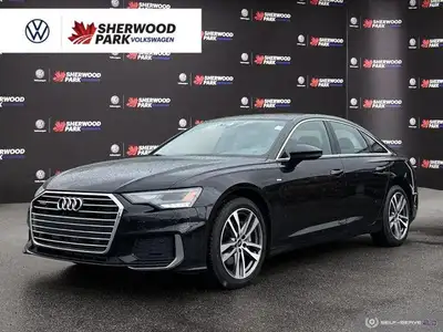 Come see this 2023 Audi A6 Sedan Progressiv | Blind Spot | Sunroof | Rear Climate | Leather | Park S...