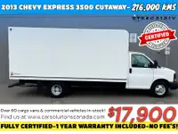 2013 CHEVROLET EXPRESS 3500 CUTAWAY***FULLY CERTIFIED*** 3500