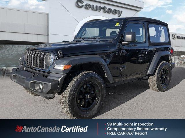 2024 Jeep Wrangler Sport | Clean CarFax | Apple/Android CarPlay in Cars & Trucks in Calgary