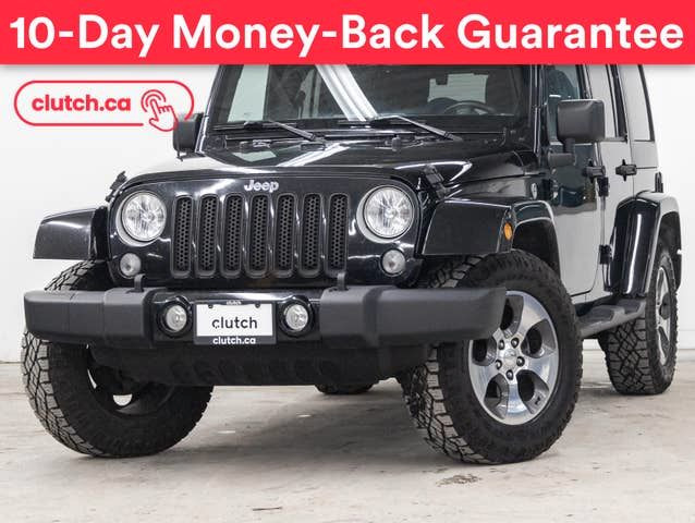 2017 Jeep Wrangler Unlimited Sahara 4x4 w/ Bluetooth, A/C, Cruis in Cars & Trucks in City of Toronto
