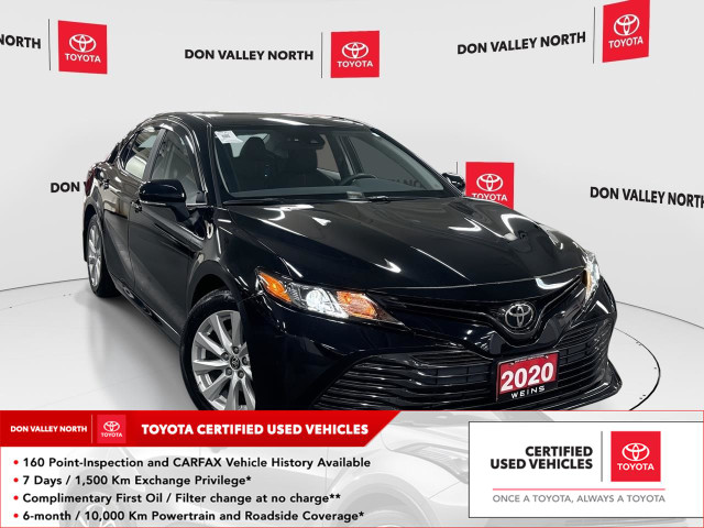 2020 Toyota Camry LE CERTIFIED | ACCIDENT FREE | CARPLAY in Cars & Trucks in City of Toronto