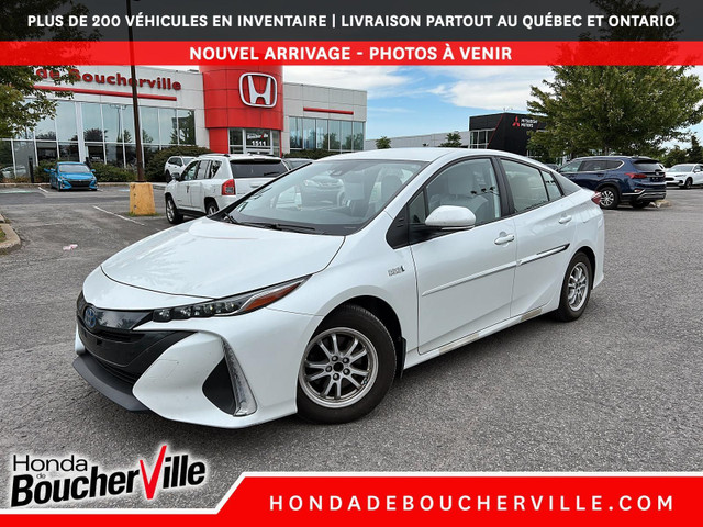 2021 Toyota PRIUS PRIME UPGRADE CUIR BLANC, SEULEMENT 34,500 KM in Cars & Trucks in Longueuil / South Shore