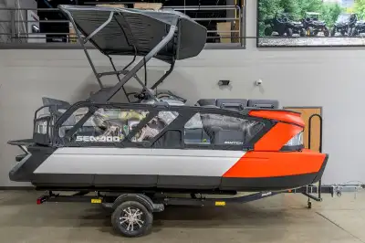 2024 SEA-DOO SWITCH CRUISE 18 FOOT 230HP PONTOON BOAT STOCK #A062159 230HP ROTAX ACE ENGINE 18 FEET...
