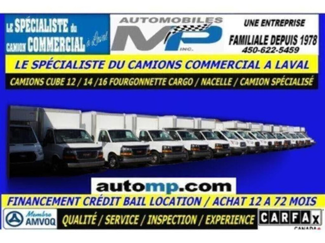 2018 GMC Savana Cargo Van SAVANA EXPRESS CARGO CUBE TRANSIT NACE in Cars & Trucks in Laval / North Shore