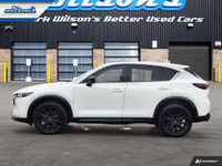Come see this certified 2022 Mazda CX-5 Sport Design w/Turbo | Leather | Sunroof | HUD | Heated + Ve... (image 1)
