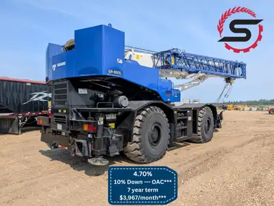 1 Owner!! 2009 Tadano TR800XL Rough Terrain 80 Ton Picker Crane Fresh yearly NDT inspection Work hou...
