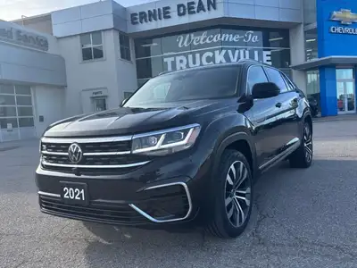 The Volkswagen Atlas Cross Sport Execline with its striking SUV presence and all-wheel drive prowess...