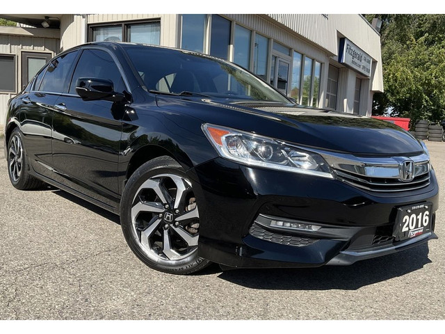 2016 Honda Accord EX-L Sedan V6 - LTHR! CAR PLAY! BACK-UP/BLIND- in Cars & Trucks in Kitchener / Waterloo