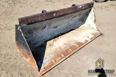 IMAC 95 inch Wheel Loader Bucket 95 inch wide 40 inch between ears 3 inch top pin diameter 2 inch bo...
