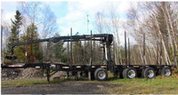 2006 TRAIL EX 4 Axle Log Trailer With Rotobeck Loader