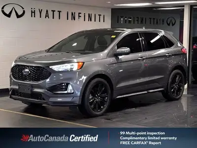 The 2022 Ford Edge ST-Line is a mid-size SUV that combines sporty styling with the practical feature...