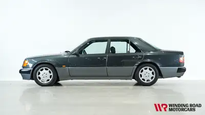 1992 Mercedes-Benz 500E 80,000 Kms Blue-Black Stock#6333 Step into automotive history with this 1992...