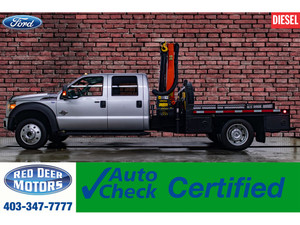 2012 Ford F 550 4x4 Crew Cab XLT Picker Deck Diesel