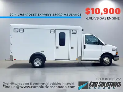 (STK#3887V) !!! RARE EXPRESS 3500-FORMER AMBULANCE !!! 6.0L/V8 GAS ENGINE !!! 322,000 KMS - ONLY $10...