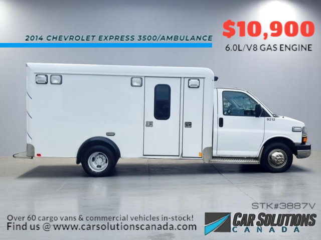 2014 CHEVROLET EXPRESS 3500/AMBULANCE 3500 in Cars & Trucks in City of Toronto