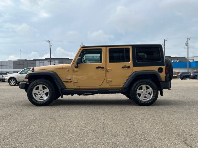 2014 Jeep Wrangler Unlimited Sport - Removable Top in Cars & Trucks in Edmonton - Image 2