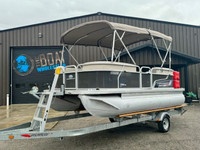 2018 17.5' PRINCECRAFT JAZZ PONTOON 40HP 4-STROKE EFI