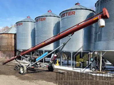 SAKUNDIAK TL10-1200 Grain Auger 10 inch x 39 Ft KOHLER 36hp electric start motor E-KAY mover new int...